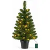 Image de edelman, Sapin de Noël, ARBRE DE NOËL DÉCORATIF NORTON DANS UN POT DE 30 LED, hauteur : 90 cm (90 cm)
