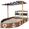 Image de Bac à sable bateau Dora avec auvent