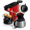 Image de Machine à café à dosettes et filtre Philips Switch HD6592/85 1450 W Rouge