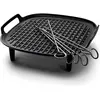 Image de Philips HD9959/00 Grill-Kit für Airfryer XXL 5000e, Ustensile de cuisine : accessoires, Noir
