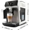 Image de Philips EP4443/70, Machine à café automatique, Blanc, Argent