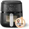 Image de Philips Airfryer NA221/00, Friteuse, Argent, Noir
