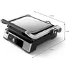 Image de Philips HD6301/90, Machine à panini, Argent, Noir