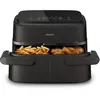 Image de Friteuse sans huile - PHILIPS - NA150/00 - Airfryer Série 1000 - Panier flexible 7.L - Séparateur amovible - 2400W - Noir