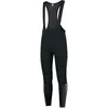 Image de Rogelli, Hommes, Pantalon de cyclisme, Essential HI VIS Lange Fietsbroek - Met Bretels - Heren - Zwart, Reflectie - Maat L (L), Noir