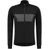 Image de Rogelli, Hommes, Veste de cyclisme, Attq Fietsjack Winter - Heren - Zwart, Grijs - Maat S (S), Noir, Gris, S