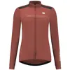 Image de Rogelli, Femmes, Maillot de cyclisme, Chemise de Cyclisme Manches Longues Mono (XS), Marron, Rouge, XS