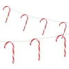 Image de ECD Germany Guirlande Lumineuse LED de Noël en Forme de Canne à Sucre, 28 LED, 7 Bâtons de