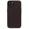 Image de Coque pour iPhone 14 Plus Compatible MagSafe en Cuir Decoded Marron