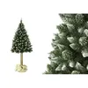 Image de Sapin de Noël artificiel - Modulaire - 220 cm - Vert - PVC - Intérieur vert