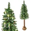 Image de Sapin de Noël artificiel - Noname - 220 cm - Vert - PVC - Décoration incluse vert