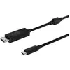 Image de Bluebuilt USB-C naar DisplayPort Kabel 2m (2 m), Câble vidéo, Noir