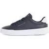Image de Tommy Hilfiger, Hommes, Baskets, Th Court Lth Detail Ess, Bleu, Blanc, Noir, (45)