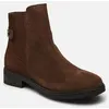 Image de Bottines et boots Tommy Hilfiger TH SUEDE FLAT BOOT pour Femme Marron 36