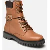 Image de BUCKLE LACE UP BOOT par Tommy Hilfiger Marron 36 Femme