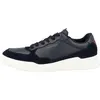 Image de Tommy Hilfiger, Hommes, Baskets, Mix Cupsole Elevated en cuir - 58213, Bleu, (43)