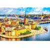 Image de Puzzle 1000 pièces : L'île du Vieux Centre Stockholm Mr Broccoli