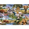Image de Puzzle 1000 pièces : Animaux sauvages Mr Broccoli