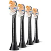 Image de Brossettes dentaires Philips Sonicare HX9094/88 Lot de 4 Têtes de brosse à dents All in One Noir