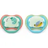 Image de Philips Avent, Tétine, Ultra Air Nuit (2x, 6 - 18 Mois)