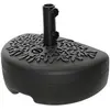 Image de Outdoor Living by Decoris, Pied de parasol, Black base for umbrella / parasol, 50 x 30 x 36,5 cm