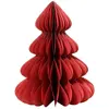 Image de Decoris, Décorations de Noël, Weihnachtsbaum Rot Papier Ø 72 x 90 cm