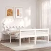 Image de Lit leandre vidaxl 195.5 x 145.5 x 80.5 cm en bois sans sommier pour 2 personnes de couleur