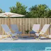 Image de vidaXL Strandhanddoeken 4 st 400 g/m² 60x135 cm stof grijs3157052