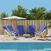 Image de vidaXL Strandhanddoeken 6 st 400 g/m² 60x135 cm stof koningsblauw3157059