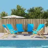 Image de vidaXL Strandhanddoeken 6 st 400 g/m² 60x135 cm stof turquoise3157061