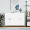 Image de vidaXL Armoires murales 2 pcs blanc 69,5x34x90 cm 3195635