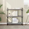 Image de VidaXL Bibliothèque 3 niveaux sonoma gris 76x32x88cm bois d'ingénierie 833933