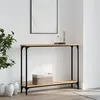 Image de Table console chêne sonoma 100x22,5x75 cm bois d ingénierie