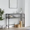 Image de vidaXL Table console sonoma gris 100x35,5x75 cm bois d'ingénierie 834048