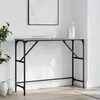 Image de vidaXL Table console sonoma gris 100x32x75 cm bois d'ingénierie 834058