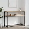 Image de vidaXL Table console chêne sonoma 100x35,5x75 cm bois d'ingénierie 834066