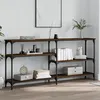 Image de vidaXL Table console chêne marron 160x29x75 cm Bois d'ingénierie 834089