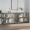 Image de Table console chêne sonoma 200x29x75 cm bois d ingénierie
