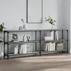Image de vidaXL Table console sonoma gris 200x29x75 cm bois d'ingénierie 834113