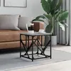 Image de vidaXL Table basse sonoma gris 45x45x47,5 cm bois d'ingénierie 834123