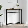 Image de Table console chêne sonoma 75x19,5x75 cm bois d ingénierie