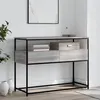 Image de vidaXL Table console sonoma gris 100x40x75 cm bois d'ingénierie 834153