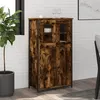 Image de Buffet haut chêne fumé 62x32x106,5 cm bois d ingénierie