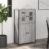 Image de Buffet haut sonoma gris 62x32x106,5 cm bois d ingénierie