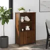 Image de vidaXL Buffet haut chêne marron 62x32x103,5 cm bois d'ingénierie 834219