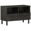 Image de vidaXL Meuble TV, Armoire de Télévision avec Pieds, Meuble Télé avec Rangement Salon Salle de Séjour, Moderne, Noir Bois 356820