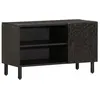 Image de vidaXL Meuble TV, Armoire de Télévision avec Pieds, Meuble Télé avec Rangement Salon Salle de Séjour, Moderne, Noir Bois 356834