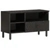 Image de vidaXL Meuble TV, Armoire de Télévision avec Pieds, Meuble Télé avec Rangement Salon Salle de Séjour, Moderne, Noir Bois 356836
