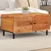 Image de vidaXL Table basse 80x50x40 cm bois massif d'acacia 356860