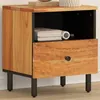 Image de Table de chevet 40x33x46 cm Bois d acacia massif